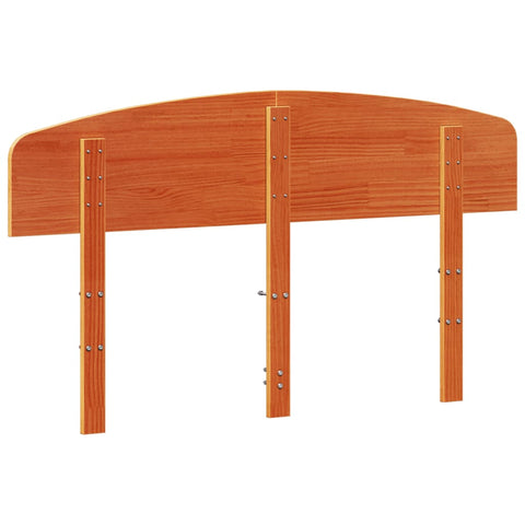 vidaXL Headboard Wax Brown 140 cm Solid Wood Pine