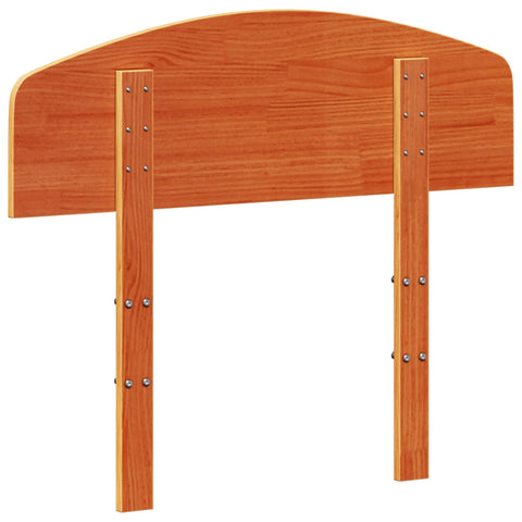 vidaXL Headboard Wax Brown 75 cm Solid Wood Pine