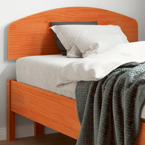 vidaXL Headboard Wax Brown 75 cm Solid Wood Pine