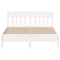 vidaXL Bed Frame without Mattress White 140x190 cm Solid Wood Pine