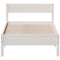 vidaXL Bed Frame without Mattress White 75x190 cm Small Single Solid Wood Pine