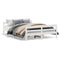 vidaXL Bed Frame without Mattress White 140x200 cm Solid Wood Pine