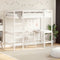 vidaXL Loft Bed without Mattress White 90x200 cm Solid Wood Pine