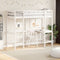 vidaXL Loft Bed without Mattress White 80x200 cm Solid Wood Pine