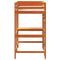 vidaXL Loft Bed without Mattress Wax Brown 90x190 cm Single Solid Wood Pine