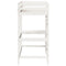 vidaXL Loft Bed without Mattress White 75x190 cm Small Single Solid Wood Pine