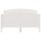 vidaXL Bed Frame without Mattress White 150x200 cm King Size Solid Wood Pine