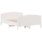 vidaXL Bed Frame without Mattress White 150x200 cm King Size Solid Wood Pine
