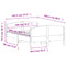 vidaXL Bed Frame without Mattress 140x200 cm Solid Wood Pine