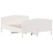 vidaXL Bed Frame without Mattress White 140x190 cm Solid Wood Pine