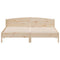 vidaXL Bed Frame without Mattress 180x200 cm Super King Solid Wood Pine
