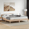 vidaXL Bed Frame without Mattress 180x200 cm Super King Solid Wood Pine