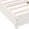 vidaXL Bed Frame without Mattress White 180x200 cm Super King Solid Wood Pine