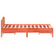 vidaXL Bed Frame without Mattress Wax Brown 160x200 cm Solid Wood Pine