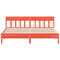 vidaXL Bed Frame without Mattress Wax Brown 200x200 cm Solid Wood Pine