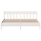 vidaXL Bed Frame without Mattress White 180x200 cm Super King Solid Wood Pine