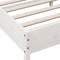 vidaXL Bed Frame without Mattress White 180x200 cm Super King Solid Wood Pine