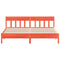 vidaXL Bed Frame without Mattress Wax Brown 180x200 cm Super King Solid Wood Pine