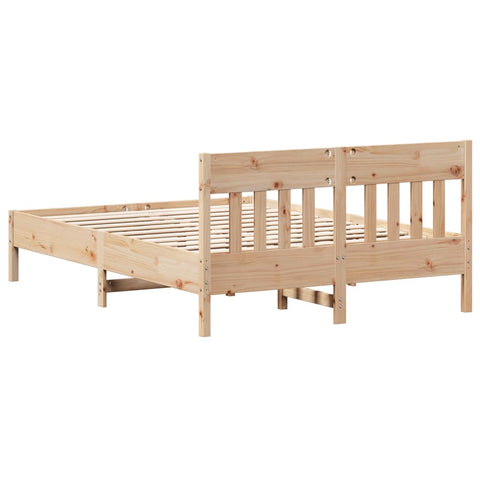 vidaXL Bed Frame without Mattress 160x200 cm Solid Wood Pine