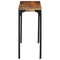 vidaXL Console Table Brown 110x35x76 cm Solid Wood Mango and Iron