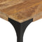 vidaXL Console Table Brown 110x35x76 cm Solid Wood Mango and Iron