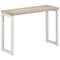 vidaXL Console Table Brown 110x35x76 cm Solid Wood Mango and Iron