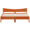 vidaXL Bed Frame without Mattress Wax Brown 180x200 cm Super King Solid Wood Pine