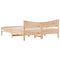 vidaXL Bed Frame without Mattress 160x200 cm Solid Wood Pine