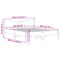 vidaXL Bed Frame without Mattress 160x200 cm Solid Wood Pine