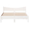 vidaXL Bed Frame without Mattress White 160x200 cm Solid Wood Pine
