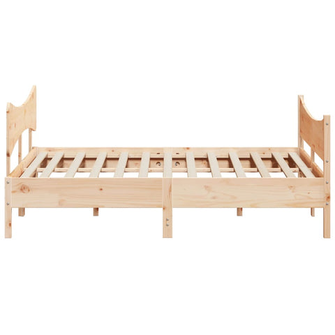 vidaXL Bed Frame without Mattress 200x200 cm Solid Wood Pine