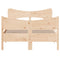 vidaXL Bed Frame without Mattress 120x200 cm Solid Wood Pine