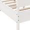 vidaXL Bed Frame without Mattress White 135x190 cm Double Solid Wood Pine