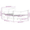 vidaXL Bed Frame without Mattress 120x190 cm Small Double Solid Wood Pine