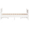 vidaXL Bed Frame without Mattress White 120x190 cm Small Double Solid Wood Pine