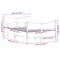 vidaXL Bed Frame without Mattress White 120x190 cm Small Double Solid Wood Pine
