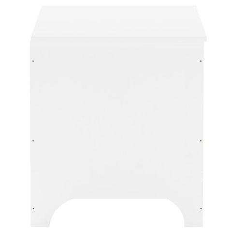 vidaXL Storage Box with Lid RANA White 80x49x54 cm Solid Wood Pine