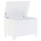 vidaXL Storage Box with Lid RANA White 80x49x54 cm Solid Wood Pine