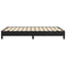 vidaXL Bed Frame without Mattress Black 120x190 cm Small Double Faux Leather