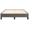 vidaXL Bed Frame without Mattress Grey 120x190 cm Small Double Faux Leather