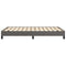 vidaXL Bed Frame without Mattress Grey 120x190 cm Small Double Faux Leather