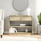 vidaXL Console Table SAUDA Oak 89.5x36.5x73 cm Solid Wood Pine