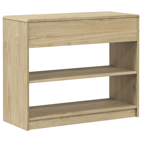 vidaXL Console Table SAUDA Oak 89.5x36.5x73 cm Solid Wood Pine