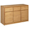 vidaXL Sideboard SAUDA Oak 114x43x75.5 cm Solid Wood Pine