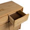 vidaXL Sideboard SAUDA Oak 114x43x75.5 cm Solid Wood Pine
