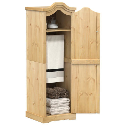 vidaXL Wardrobe Corona 55x52x170 cm Solid Wood Pine
