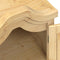 vidaXL Wardrobe Corona 55x52x170 cm Solid Wood Pine