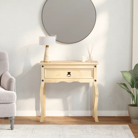 vidaXL Console Table Corona 73x35x73 cm Solid Wood Pine