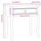 vidaXL Console Table Corona 73x35x73 cm Solid Wood Pine