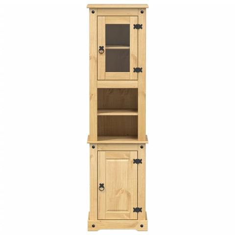 vidaXL Bathroom Cabinet Corona 50x40x185 cm Solid Wood Pine